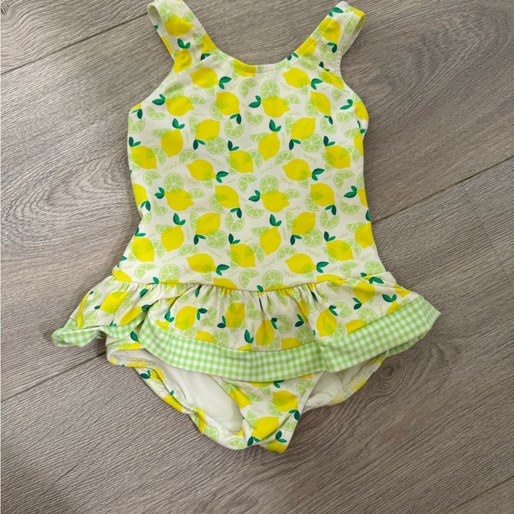 Florence Eiseman Lemon Print Swimsuit